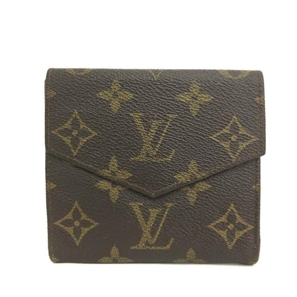 017086D Louis Vuitton Wallet Monogram Portefeiulle Elise Trifold - Picture 4 of 9